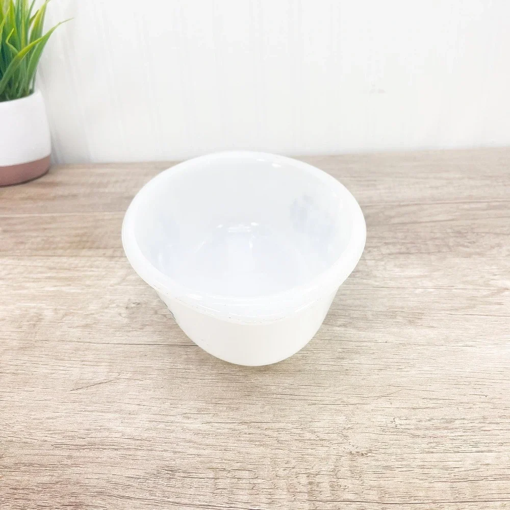 Glasbake Blue Flower Dish 1 quart